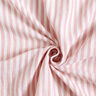 Muślin / Tkanina double crinkle Materiał dwustronny paski – stary róż/biel,  thumbnail number 4