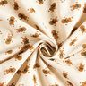 Tkanin dekoracyjna Płótno piernikowe ludziki – naturalny/karmelka,  thumbnail number 3