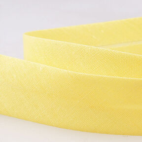 Taśma skośna Polycotton [20 mm] – żółć, 