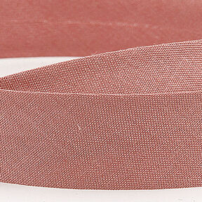 Taśma skośna Polycotton [20 mm] – stary róż, 