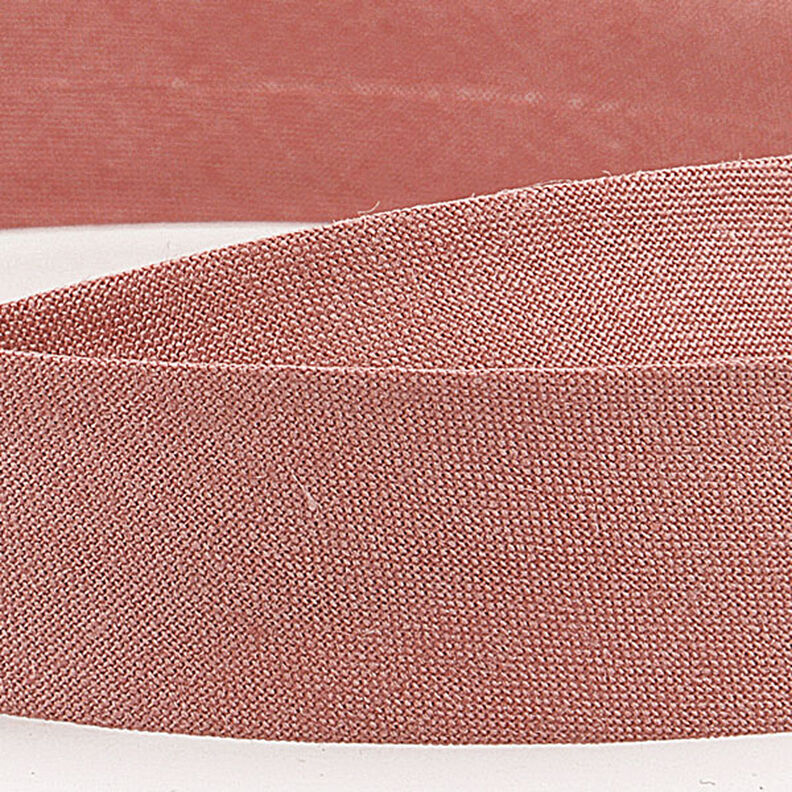 Taśma skośna Polycotton [20 mm] – stary róż,  image number 2