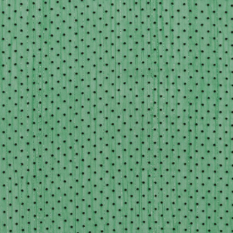 Szyfon w błyszczące paski i kropeczki – zieleń,  image number 1