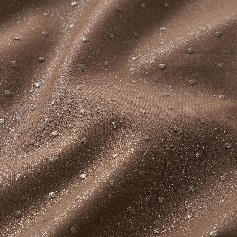 Połyskujący batyst bawełniany dobby – kasztanowy brąz,  image number 2