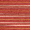 Tkanina bawełniana w nieregularne poprzeczne paski – terakota,  thumbnail number 1