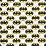 Popelina bawełniana Batman logo Tkanina na licencji | DC Comics – biel,  thumbnail number 1