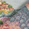 Panel dekoracyjny Gobelin kwitnący krajobraz – czerwień karminowa/jasnobeżowy,  thumbnail number 4