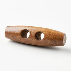 Guzik kołek z drewna [40 mm] – karmelka, 