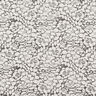 Krepa szyfonowa w kwiatowe ornamenty – biel/czerń,  thumbnail number 1