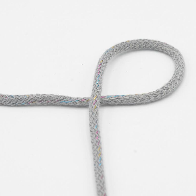 sznurek bawełniany Lureks [Ø 5 mm] – szary słoniowy,  image number 1