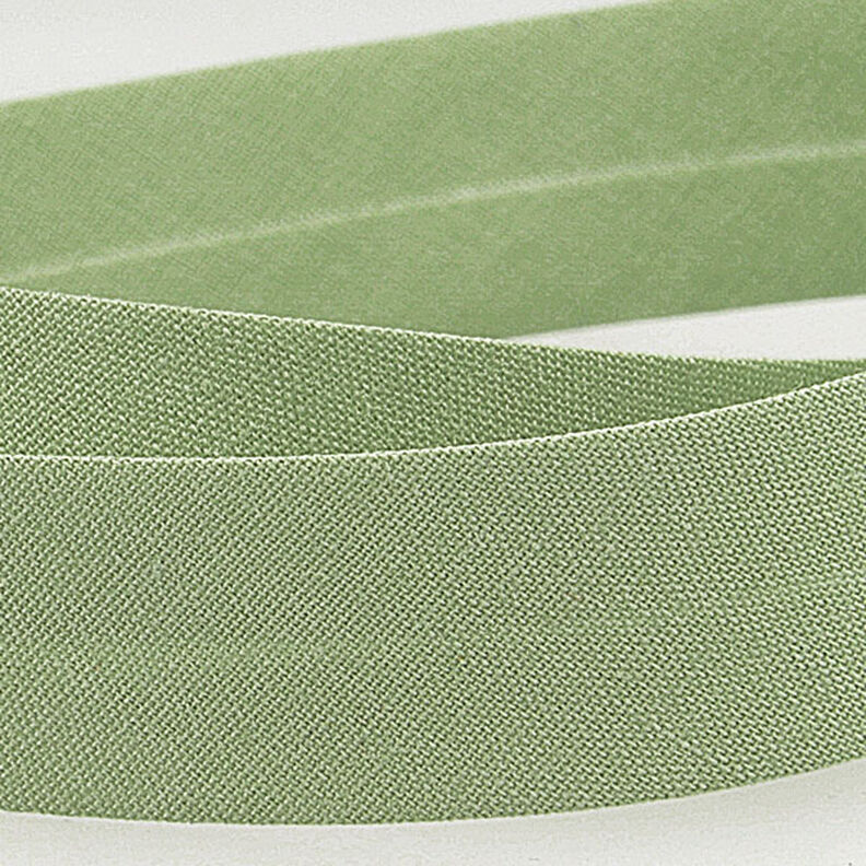 Taśma skośna Polycotton [20 mm] – zieleń trzcinowa,  image number 2