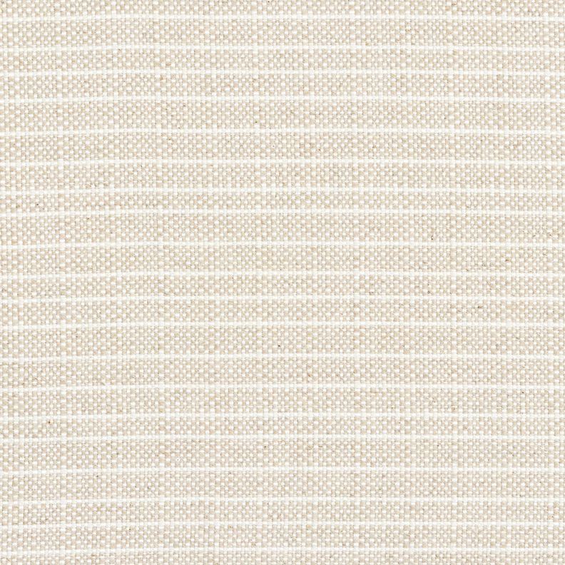 Tkanin dekoracyjna Panama subtelne paski &ndash; naturalny/jasnobeżowy,  image number 1