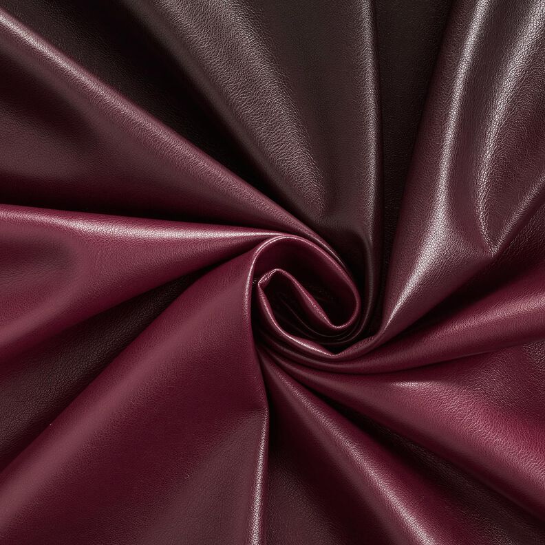 Sztuczna skóra gradient | Katia Fabrics – czerń/bordo, image number 3