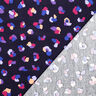 Sztruks cienki kolorowe cętki lamparta | Poppy Fabrics – granat,  thumbnail number 4