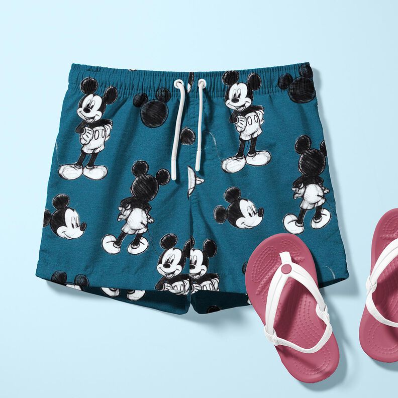 Dżersej bawełniany Myszka Miki | Disney – błękit,  image number 6