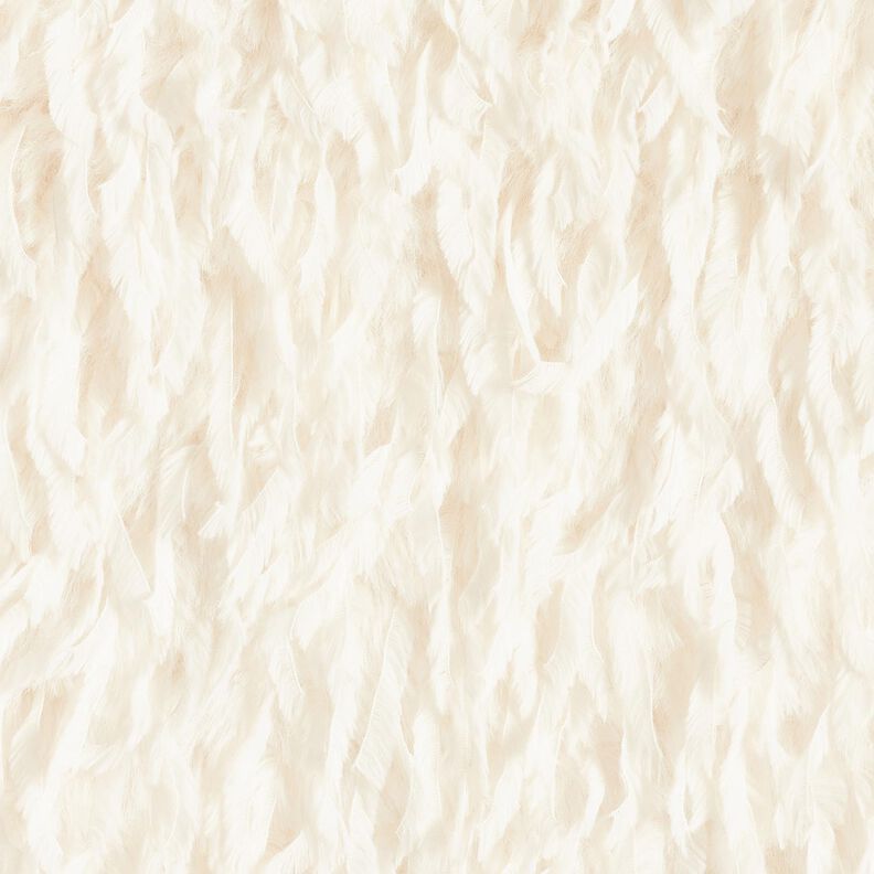 Sztuczne futerko pióra, jednokol | Katia Fabrics – biel, image number 1