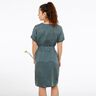 FRAU VIKKI – luźna sukienka z dekoltem w szpic i paskiem, Studio Schnittreif  | XS -  XXL,  thumbnail number 3