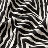 Tkanin dekoracyjna Żakard zebra – kość słoniowa/czerń,  thumbnail number 2