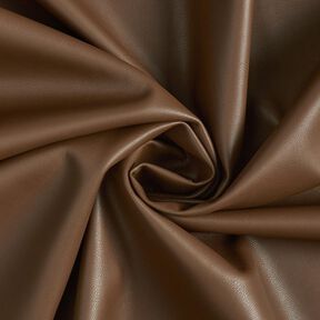 Sztuczna skóra z welurem na lewej stronie  – ciemny brąz, 