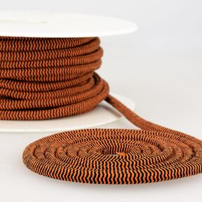 Outdoor Sznurek gumkowy [Ø 5 mm] – pomarańcza/czerń, 