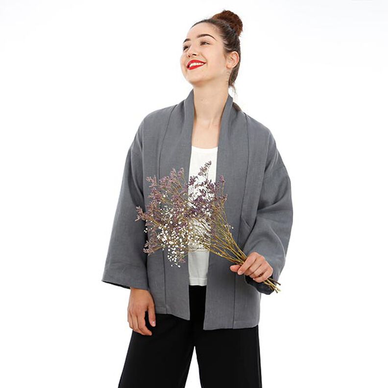 FRAU SINA – kurteczka kimono ze skośnymi kieszeniami, Studio Schnittreif  | XS -  XXL,  image number 9