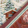 Panel dekoracyjny Gobelin bałwanek – czerwień karminowa/jasnobeżowy,  thumbnail number 4