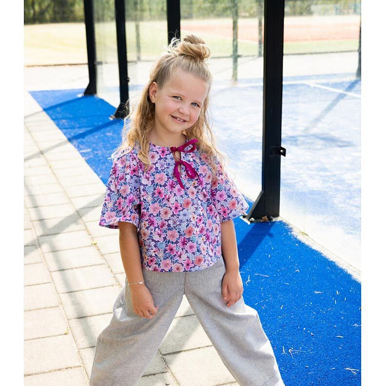 Popelina bawełniana kwiaty | Poppy Fabrics – czarnoniebieski,  image number 6