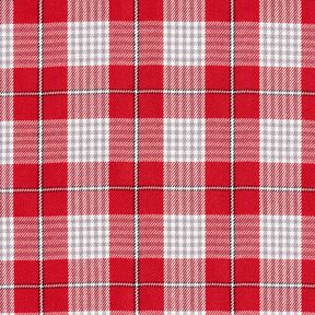 Mieszanka z wiskozą w kratę glencheck – chili, 