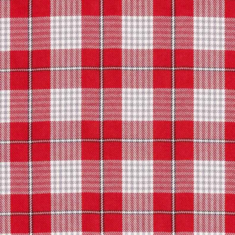 Mieszanka z wiskozą w kratę glencheck – chili, image number 1