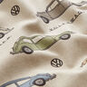 Tkanina dekoracyjna half panama, Volkswagen Garbus – czerń/naturalny,  thumbnail number 2