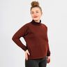 KOBIETA BETTI sweter typu nietoperz z kieszonką na brzuchu i stójką | Studio Przycięcie na wymiar |,  thumbnail number 5