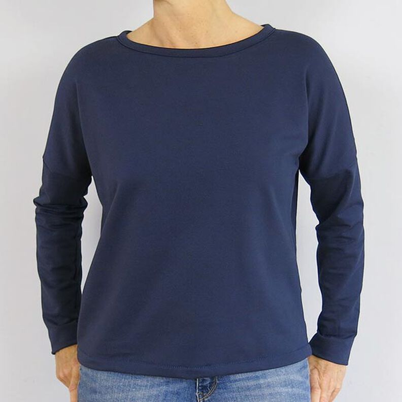 FRAU VEGA – swobodna bluzka z kopertowym tyłem, Studio Schnittreif | XS - XXL,  image number 7