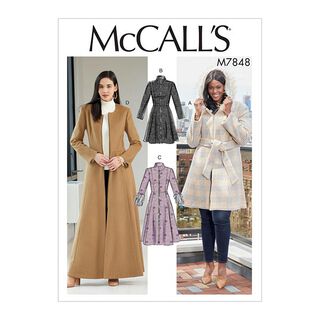 Płaszcz | Pasek, McCalls 7848 | 44 - 50, 