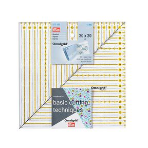 Linijka do patchworku kwadratowa [ Wymiary: 20 x 20 cm ] | Prym, 