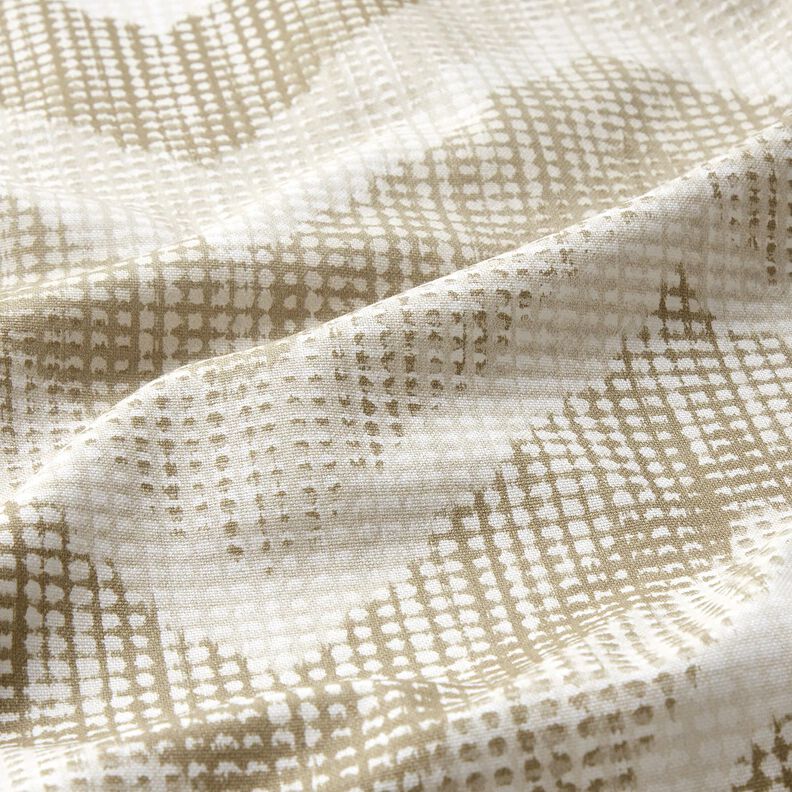 Tkanin dekoracyjna Half panama chevron – naturalny/wydma,  image number 2