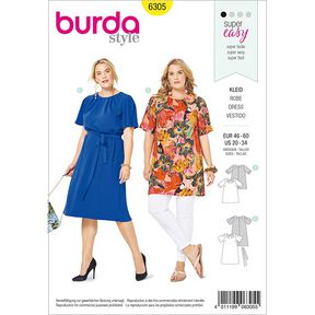 Bluzka | Sukienka, Burda 6305 | 46 - 60, 