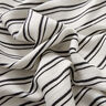 Tkanina na bluzki krepa w nieregularne paski – biel/czerń,  thumbnail number 6