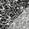 Satyna bawełniana Magnolia | Nerida Hansen – czerń/mleczna biel,  thumbnail number 4