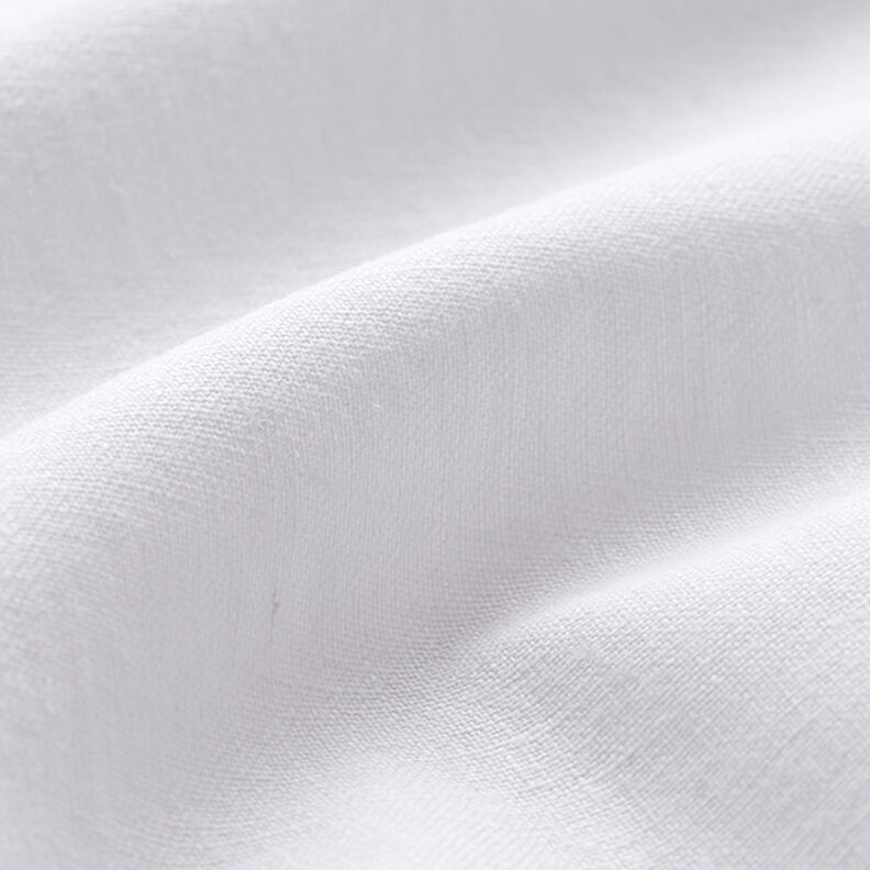 Mieszanka lnu i bawełny Jednokol – biel,  image number 2