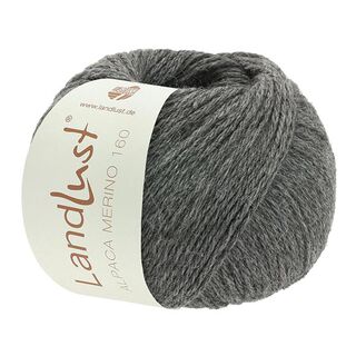 LANDLUST Alpaca Merino 160, 50g | Lana Grossa – ciemnoszary, 