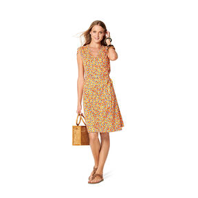 Sukienka kopertowa, Burda 6238 | 34 - 44, 