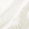 Tkanina na firany w szerokie pasy z efektowną przędzą 300 cm – biel,  thumbnail number 2