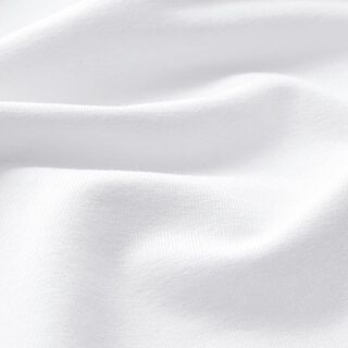 Lekka dresówka pętelkowa french terry jednokol. – biel, 