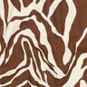 Mieszanka wiskozy i lnu Zebra – mleczna biel/kasztanowy brąz,  thumbnail number 2