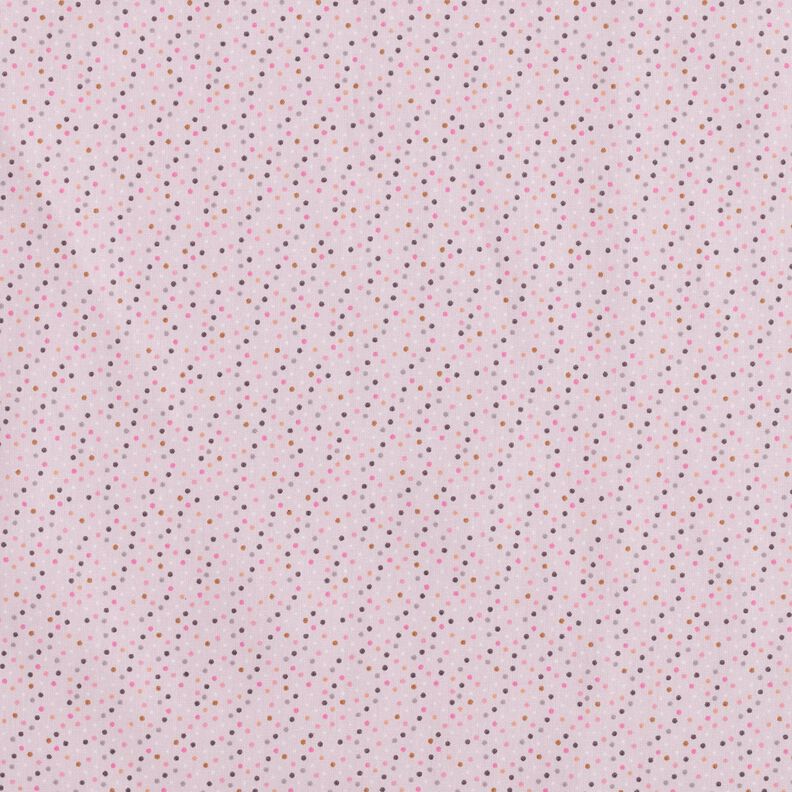 Popelina bawełniana kolorowe minikropki – pastelowy fiolet,  image number 1