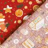 Tkanina bawełniana Popelina pierniki – czerwień karminowa/musztarda,  thumbnail number 4