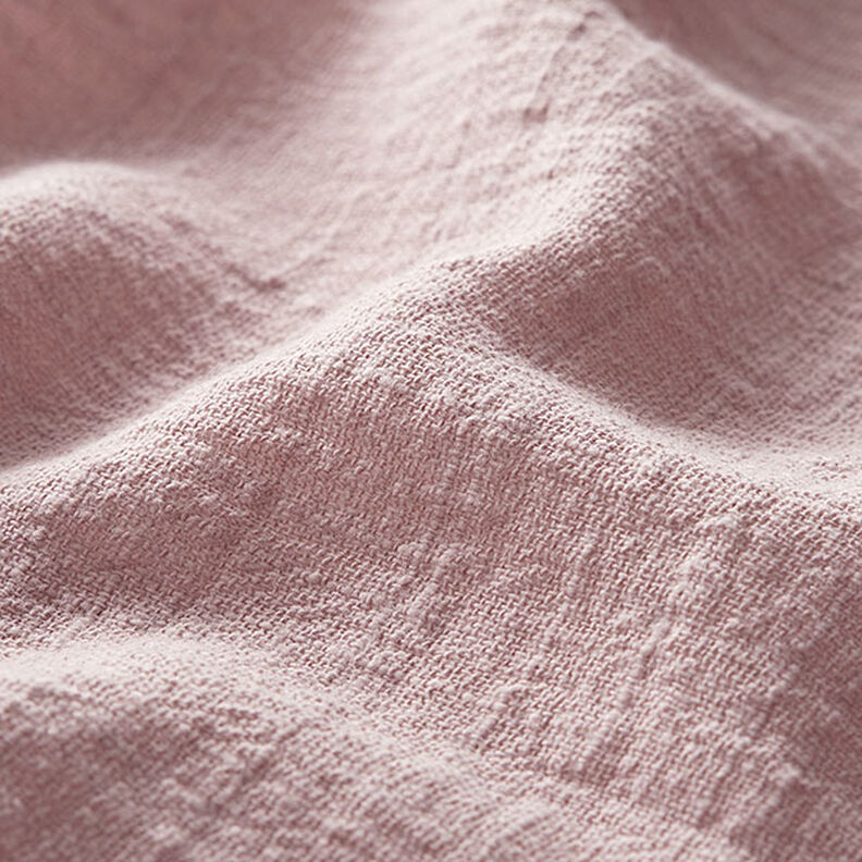 Tkanina bawełniana o wyglądzie lnu – stary róż,  image number 2