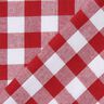 Tkanina bawełniana Kratka Vichy 1,7 cm – czerwień/biel,  thumbnail number 3