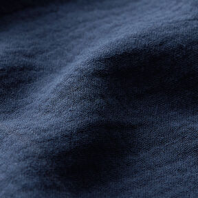 Muślin / Tkanina double crinkle – granat, 