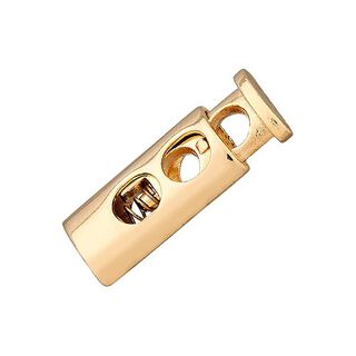 Stoper do sznurka [ Ø 5 mm ] – złoto metaliczny, 