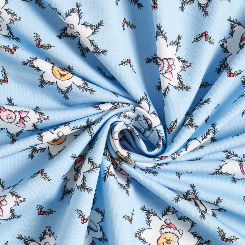 Dzianina dresowa pętelkowa French Terry Kubuś Puchatek Tkanina na licencji | Disney – jasnoniebieski, image number 3